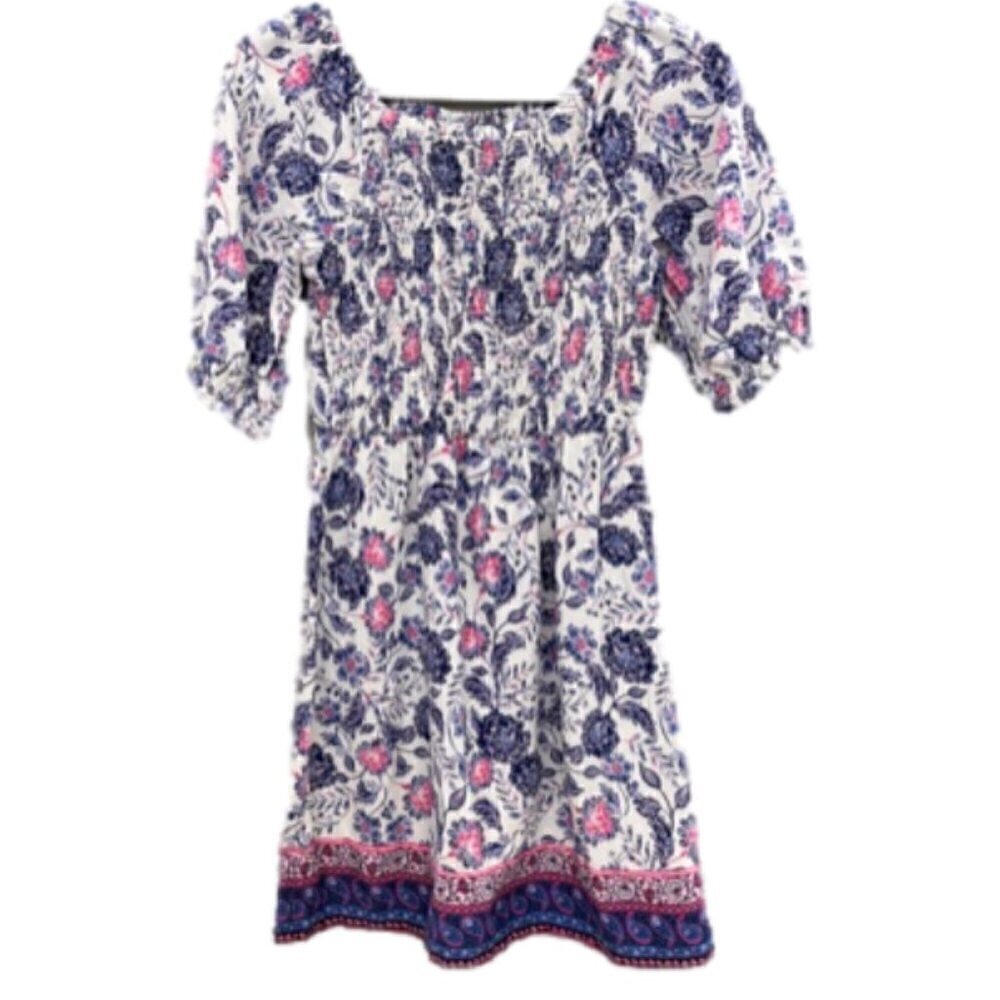OLD NAVY Girls Smocked Floral Paisley Size: 10/12